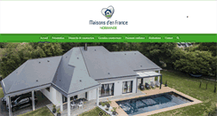 Desktop Screenshot of maisonsdenfrance-normandie.com